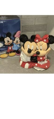 Mickey Minnie Mouse Hugging Cookie Jar Westland Inspearations Brand