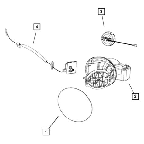 Mopar Ab Fuel Filler Door