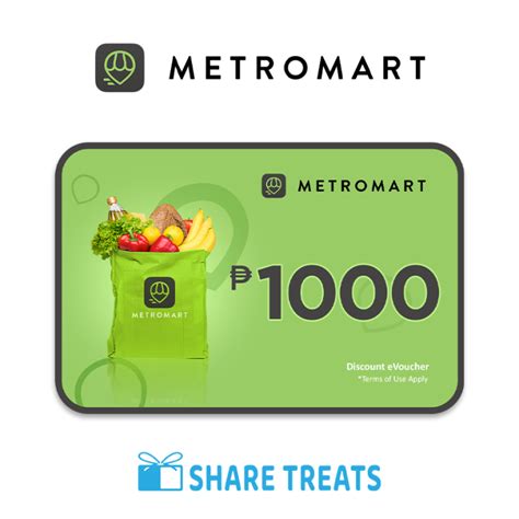 Metromart P1000 Worth Voucher SMS EVoucher Lazada PH