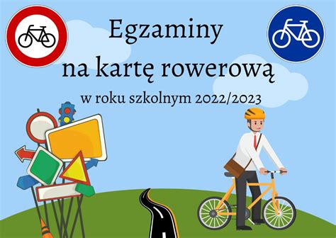 Egzamin na kartę rowerową w roku szkolnym 2022 2023 Szkoła Podstawowa