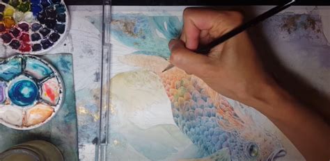 dry brush watercolor  patricia burns blog