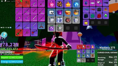 Blox Fruit Lv Buddha Awaken Cursed Dual Katana Godhuman