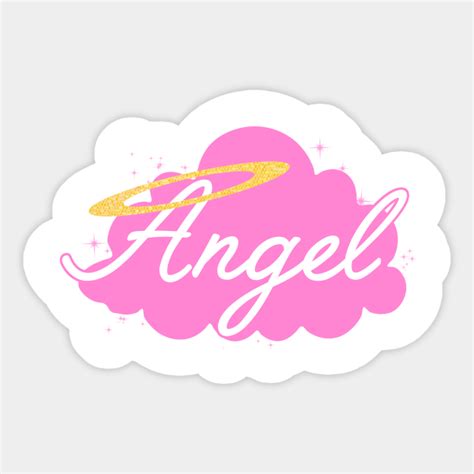 Y2k Angel Pink Angel Sticker Teepublic