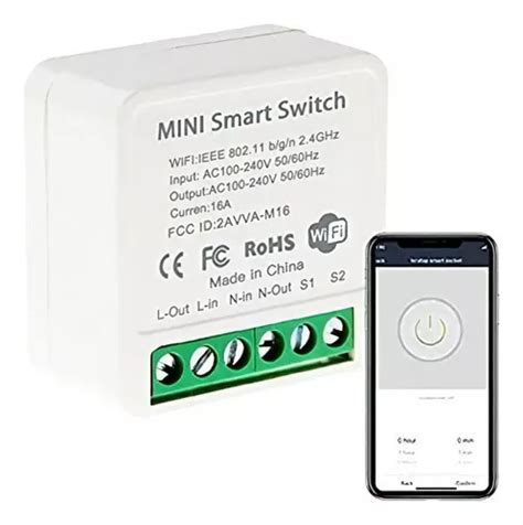 Mini Smart Switch Wifi Haz Apagador O Contacto Inteligente Corriente