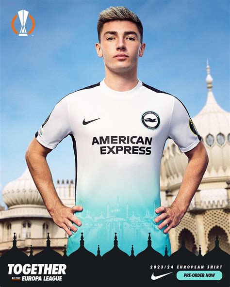 Nova Camisa Europa League Do Brighton 2023 2024 Nike Mdf