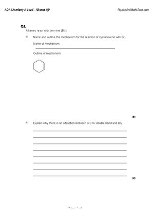 Aqa Chemistry All Chemical Tests Table Aqa A Level Chemistry All