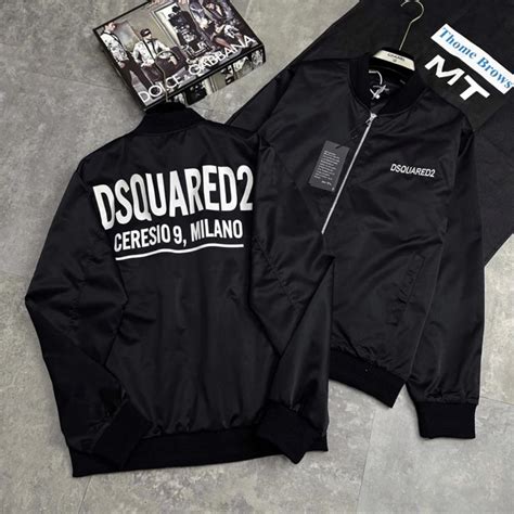 HOT Áo khoác bomber DSQ cổ bẻ nam nữ áo bomber DSQUARED siêu đẹp hottrend Shopee Việt Nam