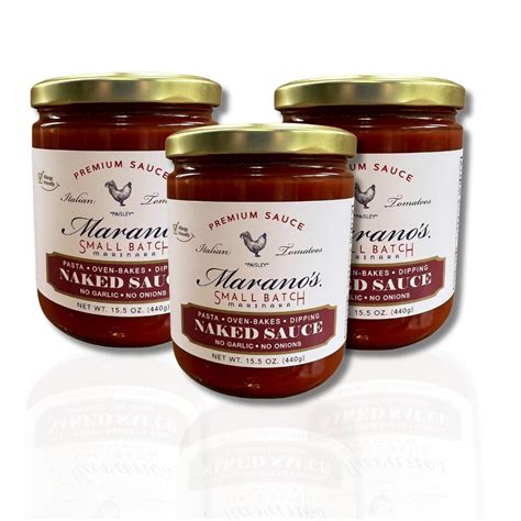 Amazon Marano S Small Batch Premium Pasta Sauce Naked Oz