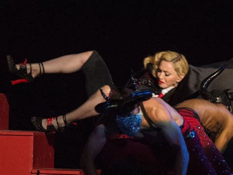 Madonna Falls During Brit Awards Performance Abc News