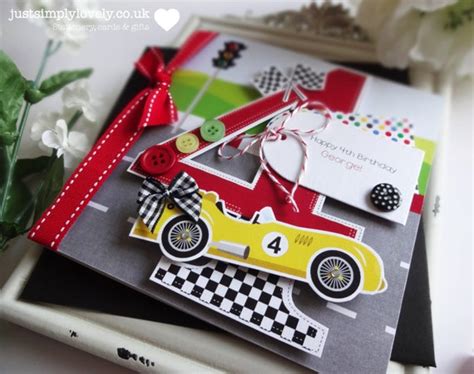 Race Car Themed Birthday Card Etsy Uk