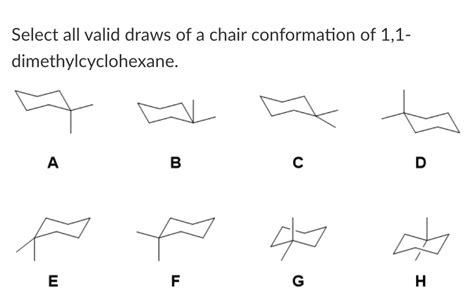 Solved In The Chair Conformation Of Cyclohexane How Many Axial