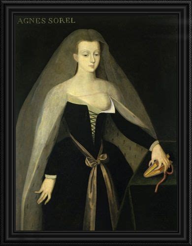 Portrait Of Agnes Sorel C1450 By Francois Clouet Manierismo