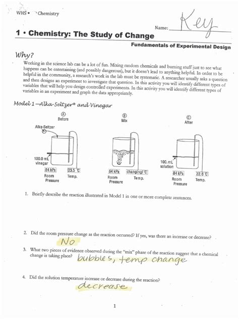 Controlled Variables Chemistry | PDF