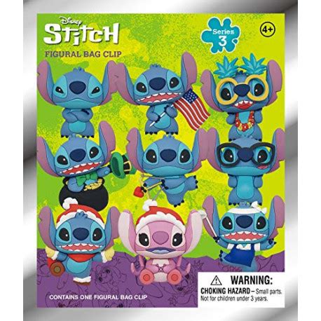 Llavero Goma Sorpresa Lilo Stitch Disney Por Lafrikileria