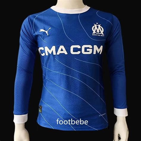 Olympique Marseille Match Trikot Ausw Rts Lange Rmel