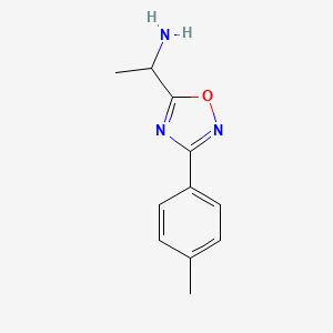 1 3 P Tolyl 1 2 4 Oxadiazol 5 Yl Ethanamine S1939453 Smolecule