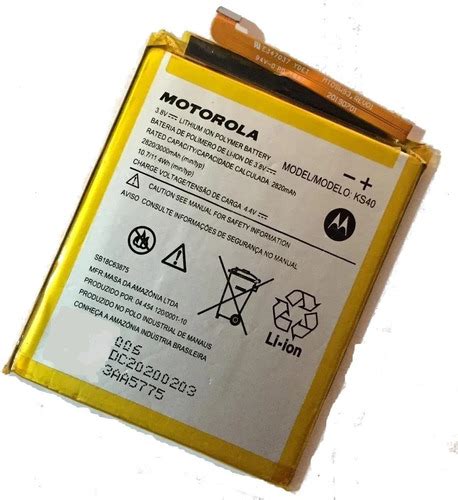 Bateria Ks Original Moto E Play Xt Fab Brasil Parcelamento