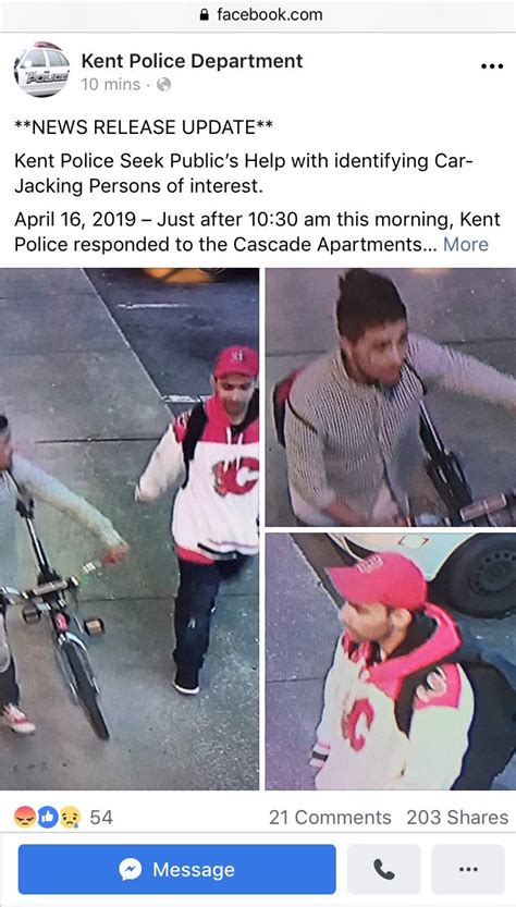 NEWS UPDATE: Kent Police need your help identifying these "2 persons of ...