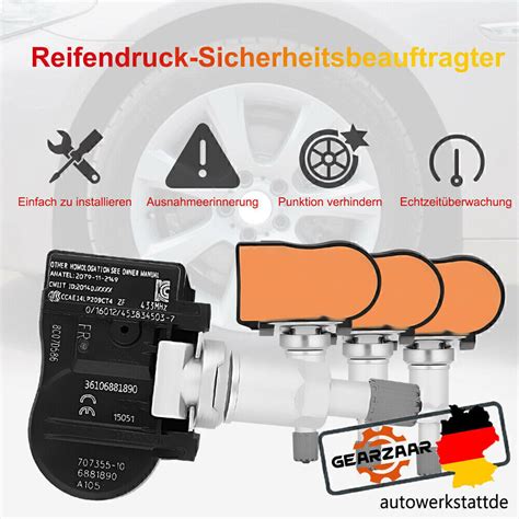 4 RDCi RDKS Reifendrucksensor Für BMW 1 2 3 4er X1 X2 X5 X6 F20 Mini