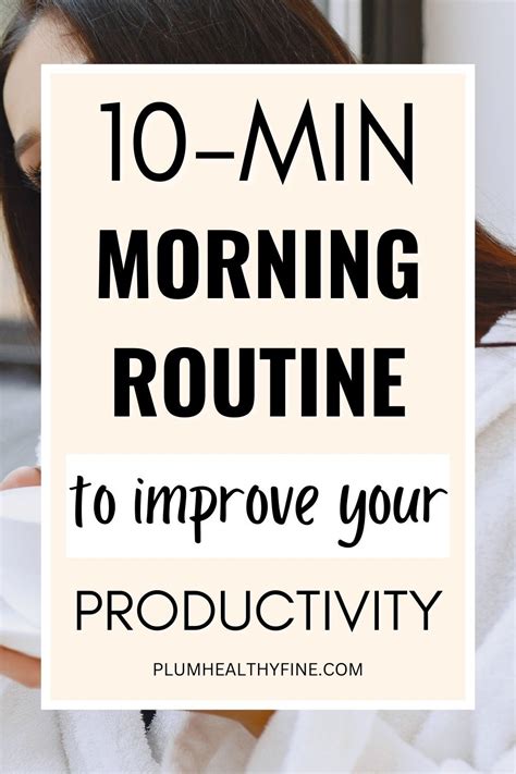 An Amazing Minute Morning Routine For Busy People Artofit