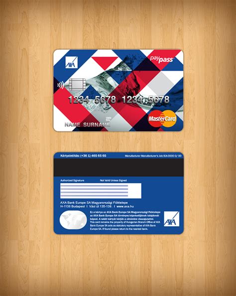 Mastercard Design By Eszter Jani Via Behance Credit Card Design