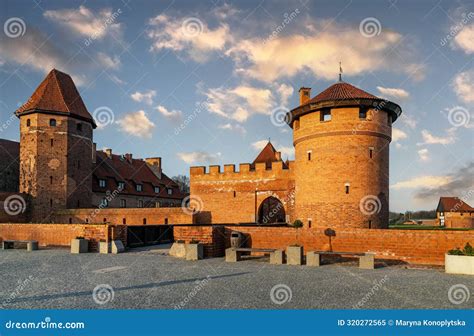 Malbork Castle Capital Of The Teutonic Order In Poland Ruined Castle