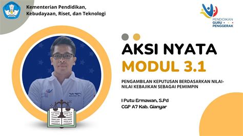 Aksi Nyata Modul 3 1 II Pengambilan Keputusan Berdasarkan Nilai Nilai