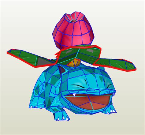 Plantilla Papercraft De Ivysaur Papercrafttv Porn Sex Picture