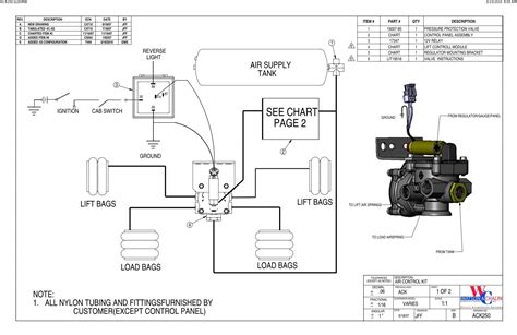 Lift Axle Control Module Lacm Air Line Connections A Overview