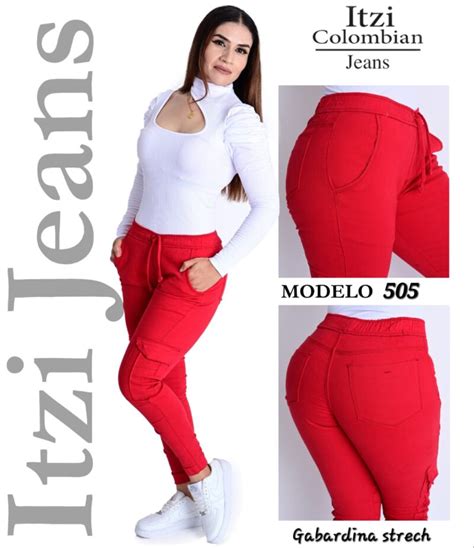 Jogger De Gabardina Itzi 505 Rojo