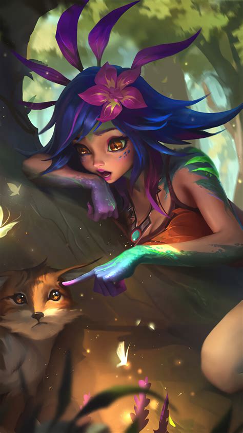 Neeko LoL Art 4K #3141i Wallpaper PC Desktop