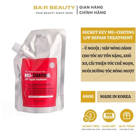 Kem Ủ Tóc Phuc Hồi Hư Tổn Secret Key Mu-Coating LPP Repair Treatment ...