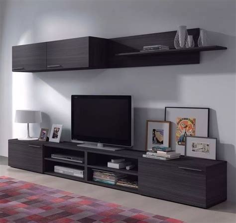 Mueble Modular Moderno Rack Panel Tv Lcd Melamina Muebles Para Tv