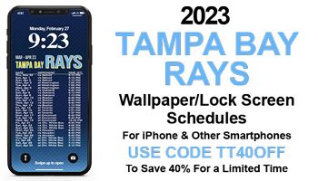 Printable 2023 Tampa Bay Rays Schedule