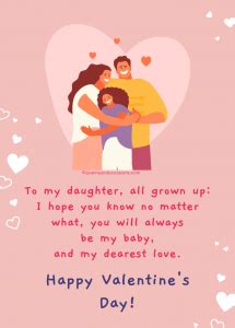 50+ Precious Valentine's Day Wishes For A Daughter | Poems and Occasions