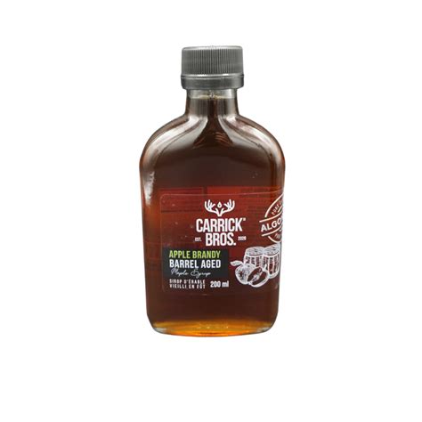 3 Pack Of Barrel Aged Maple Syrup Carrick Bros