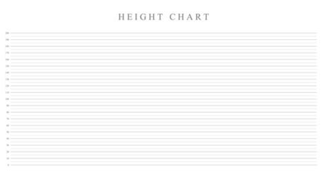 ArtStation - Height Chart Template | Artworks