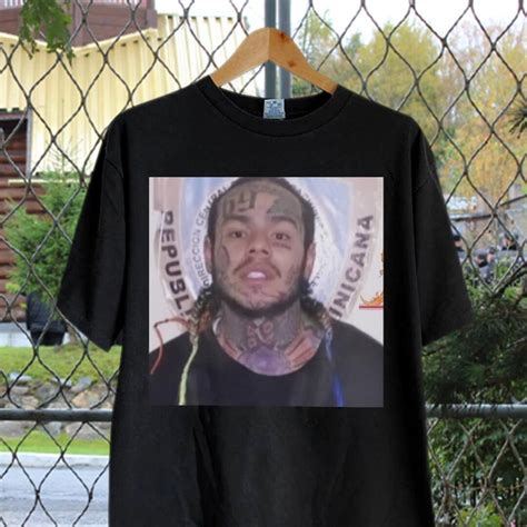 6ix9ines Mugshot Shirt 6ix9ine Mug Shot Music Rap Album - Etsy