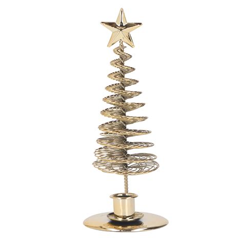 Metal Pine Tree Christmas Tree Tealight Candle Holder Candlestick