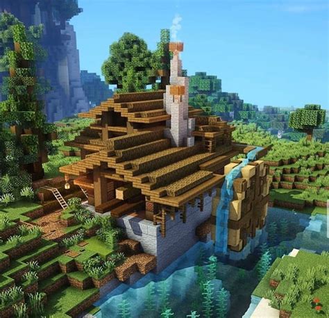 Best Of Minecraft Builds On Instagram Interesting Lumber Mill Build