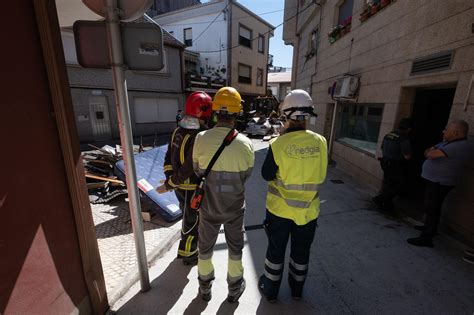 Explosión de gas en una vivienda en Ordes