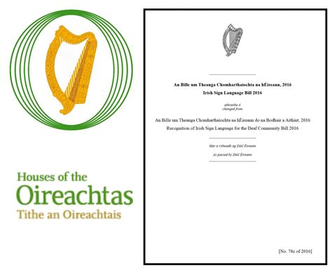 Irish Sign Language Act 2017 Oherlihy Access Consultancy