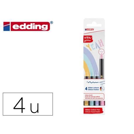 Rotulador Edding Punta Fibra Punta Redonda Mm Glitter