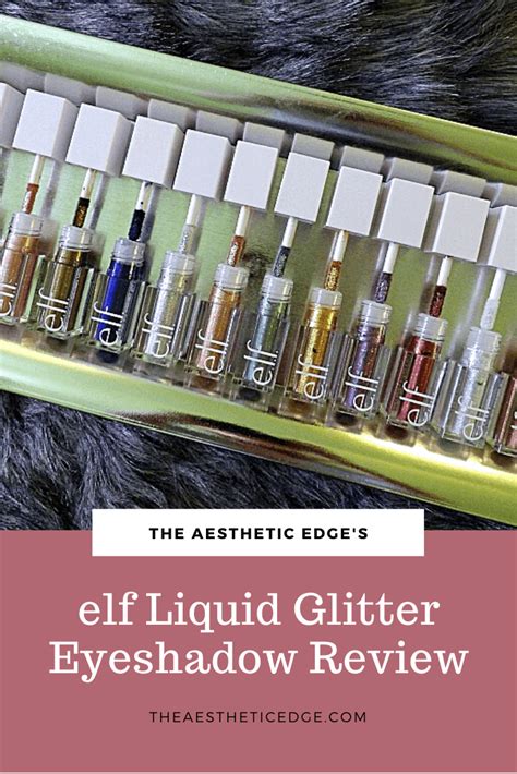 Elf liquid glitter eyeshadow - camerabatman