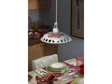 NAPOLI Ceramic Pendant Lamp Napoli Collection By FERROLUCE