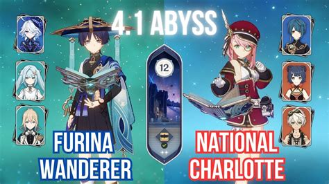 Furinascaramouche And Charlotte National Genshin Impact Abyss 42