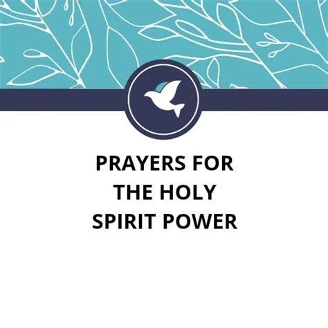 50 Prayers For The Holy Spirit Power | PRAYER POINTS