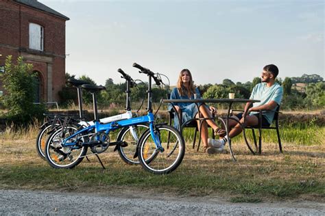 Mariner Blue Dahon Folding Bikes For City Recreational Use