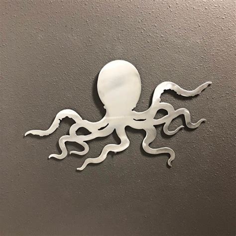 Octopus Metal Wall Art Steampunkary