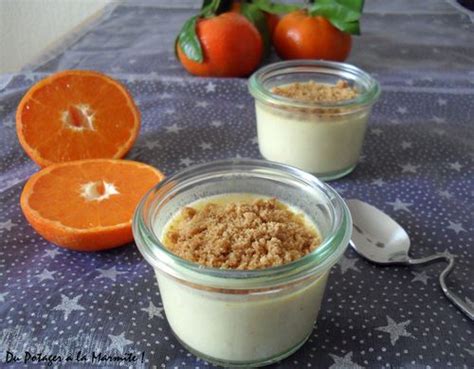 Panna Cotta La Mandarine En Crumble De Speculoos Du Potager La